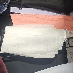 NWT White Luxe Chiffon Scarf/Sarong from Artinfinitum.art Fashion House